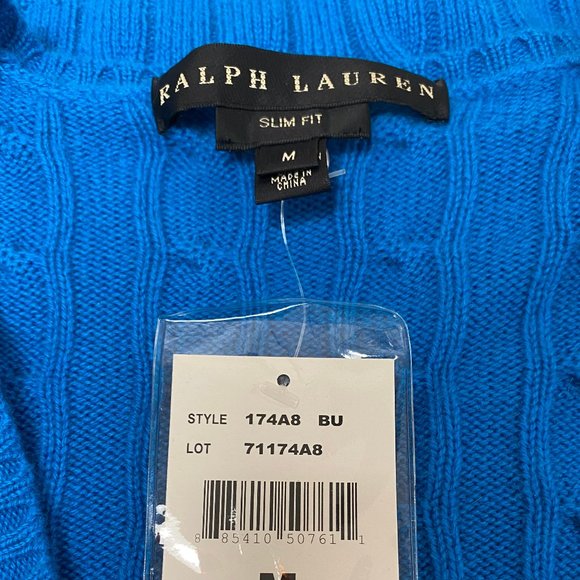 Ralph Lauren Blue Cashmere Sweater - Picture 6 of 7